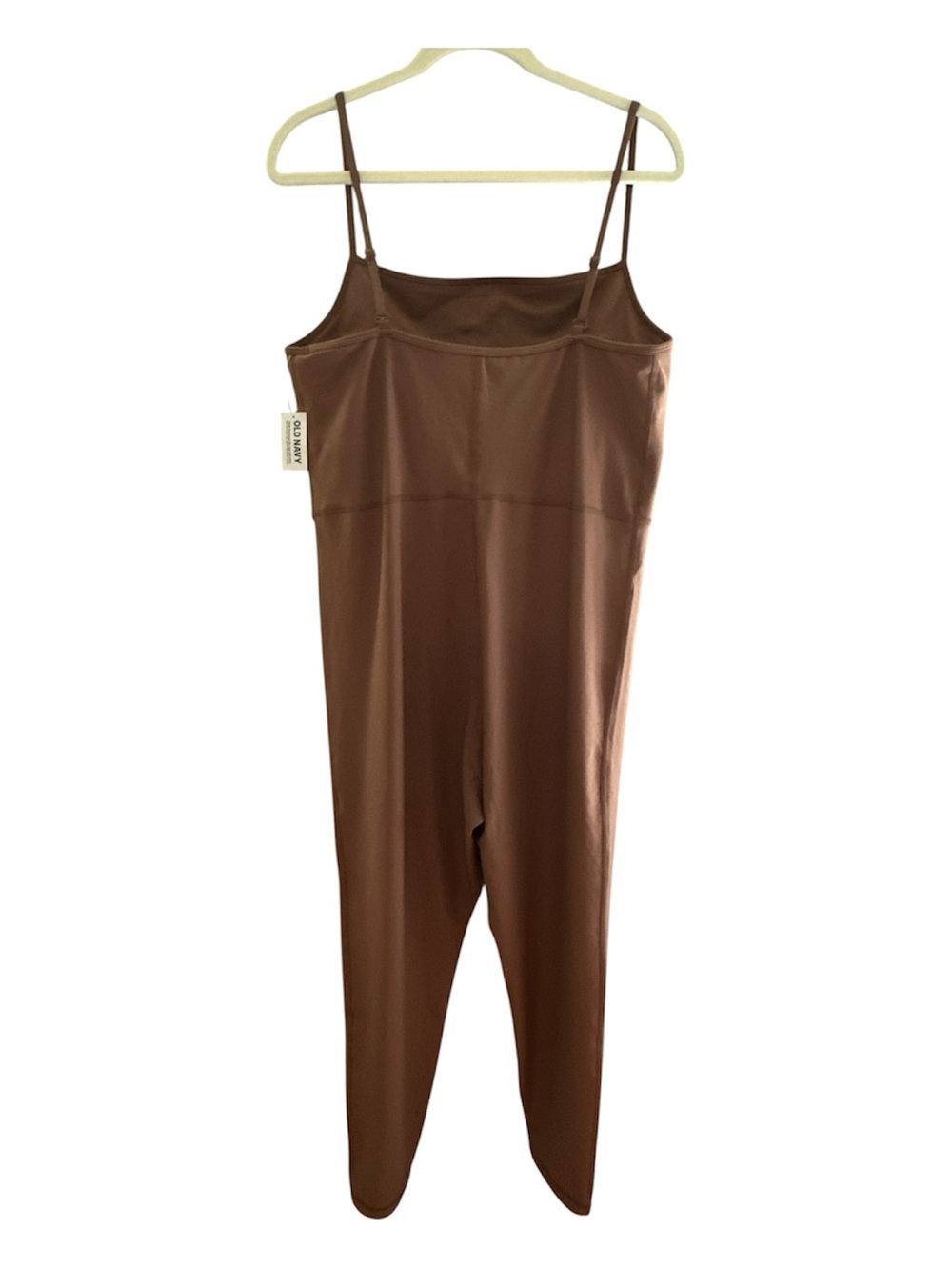 Old Navy Active Powersoft Cami Bodysuit Jumpsuit Mauve Brown Women's Size XL - Picture 7 of 11